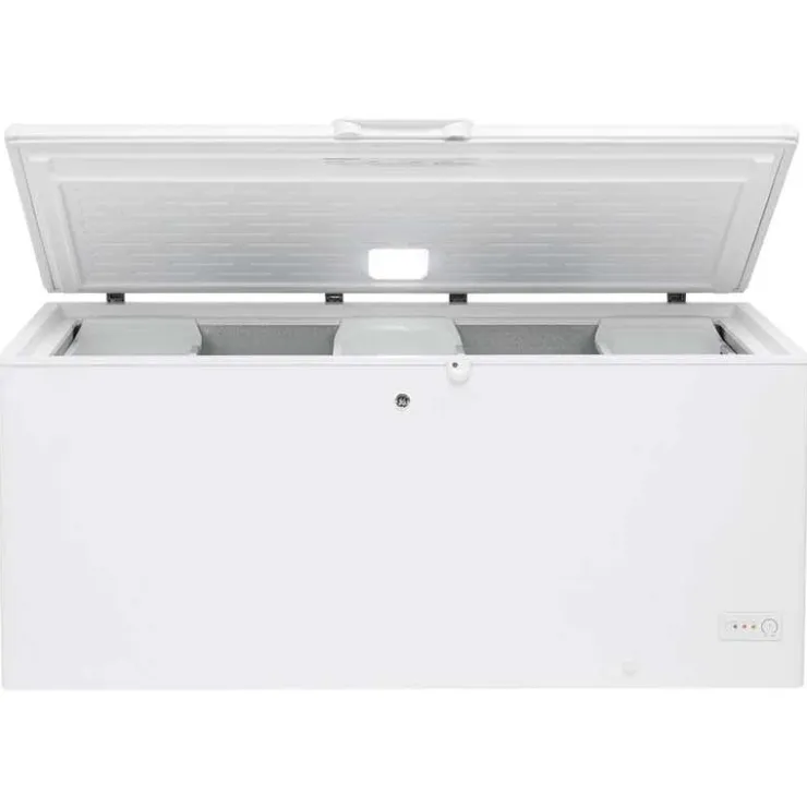 GE Appliances GE 21,7 Cu Ft Freezer , Honrizontal, 73.25" - FCM22DLWW White