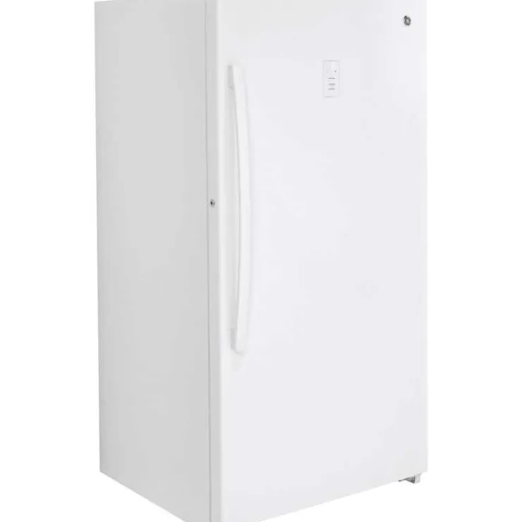 GE Appliances GE 17 Cu Ft Freezer , Vertical, 33" - FUF17DLRWW White
