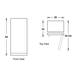 GE Appliances GE 14 Cu Ft Freezer , Vertical, 30