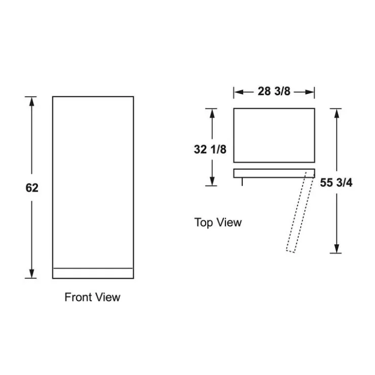 GE Appliances GE 14 Cu Ft Freezer , Vertical, 28.5" - FUF14DLRWW White Discount