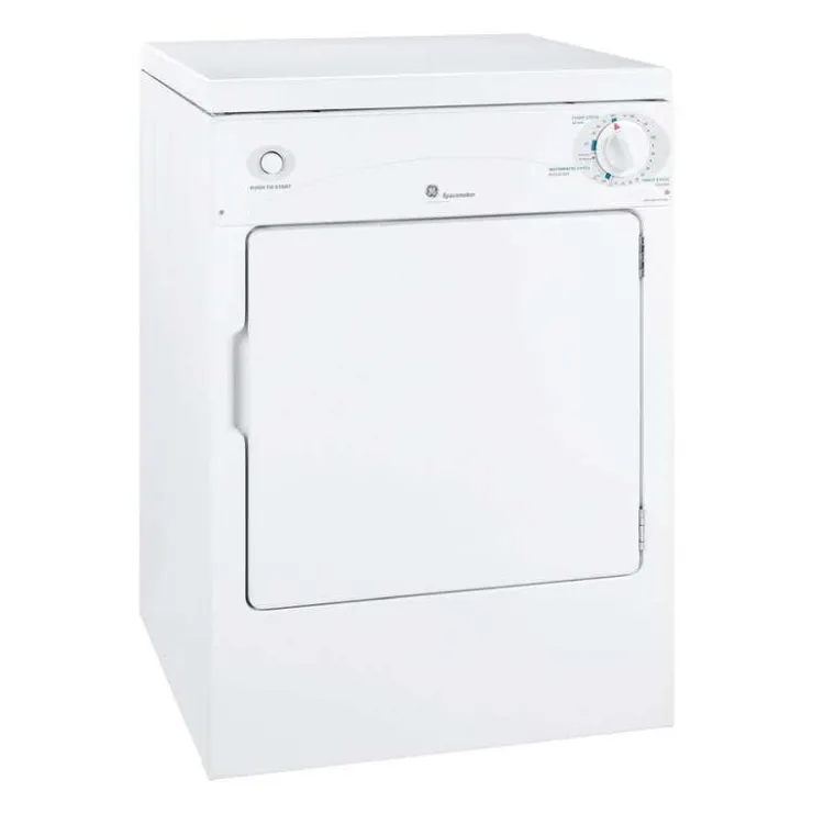 GE Appliances GE 3.6 Cu Ft Portable Dryer Front-Load 24" - PSKP333EBWW White Sale