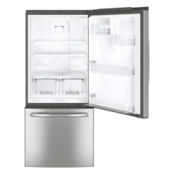 GE Appliances GE 30 In 21 Cu Ft Refrigerator Bottom Freezer - GDE21DYRKFS Stainless Steel Online