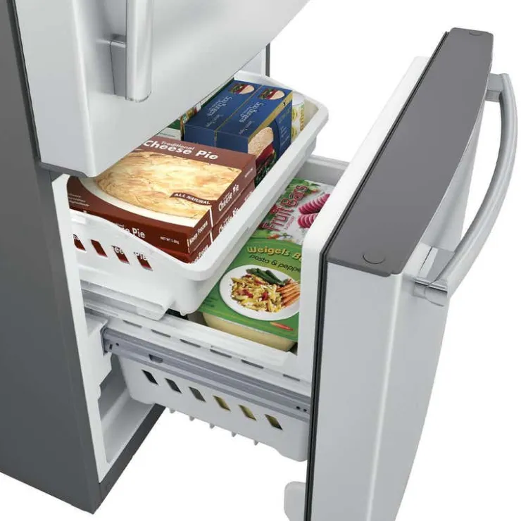 GE Appliances GE 30 In 21 Cu Ft Refrigerator Bottom Freezer - GDE21DYRKFS Stainless Steel Online