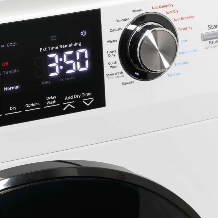 GE Appliances GE 2 in 1 dryer washer, , 24'', Front-Load - GFQ14ESSNWW White Best