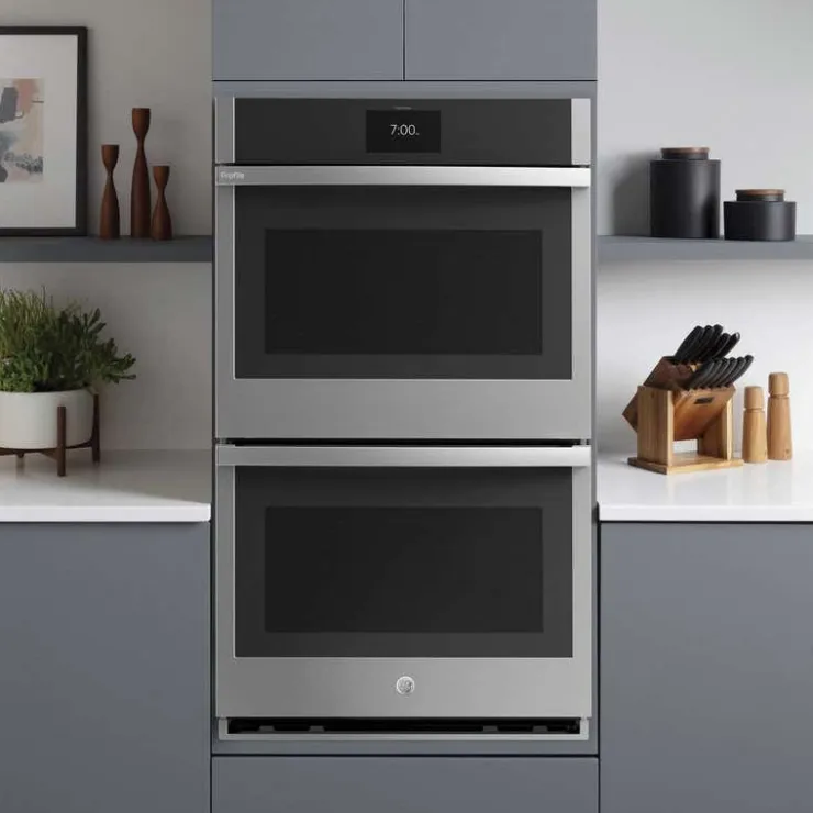 GE Appliances GE 30 In Built-In Double Wall Oven 29.75" Electric - PTD7000SNSS Stainless Steel Outlet