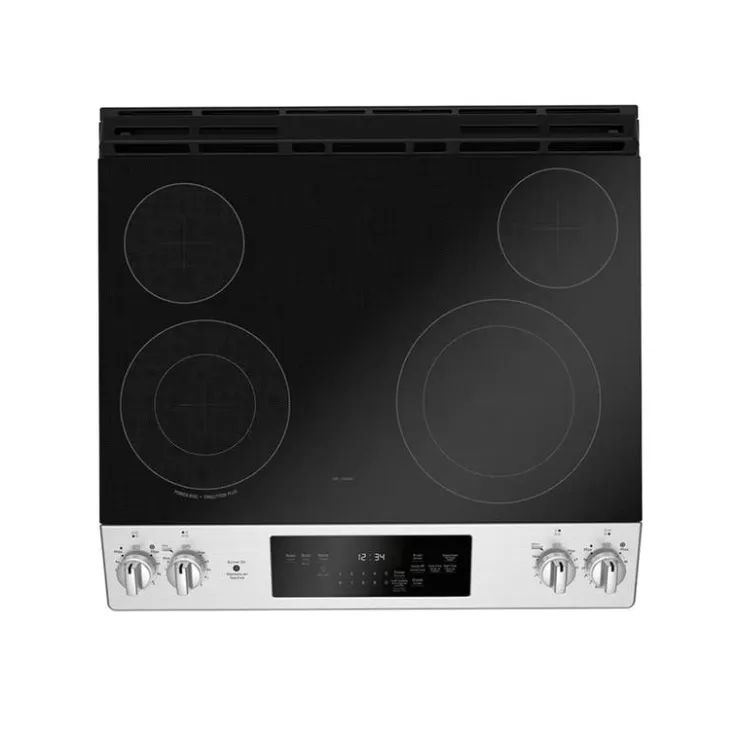 GE Appliances GE 30 in Range 30" Electric Glass-Ceramic - JCSS630SMSS Stainless Online
