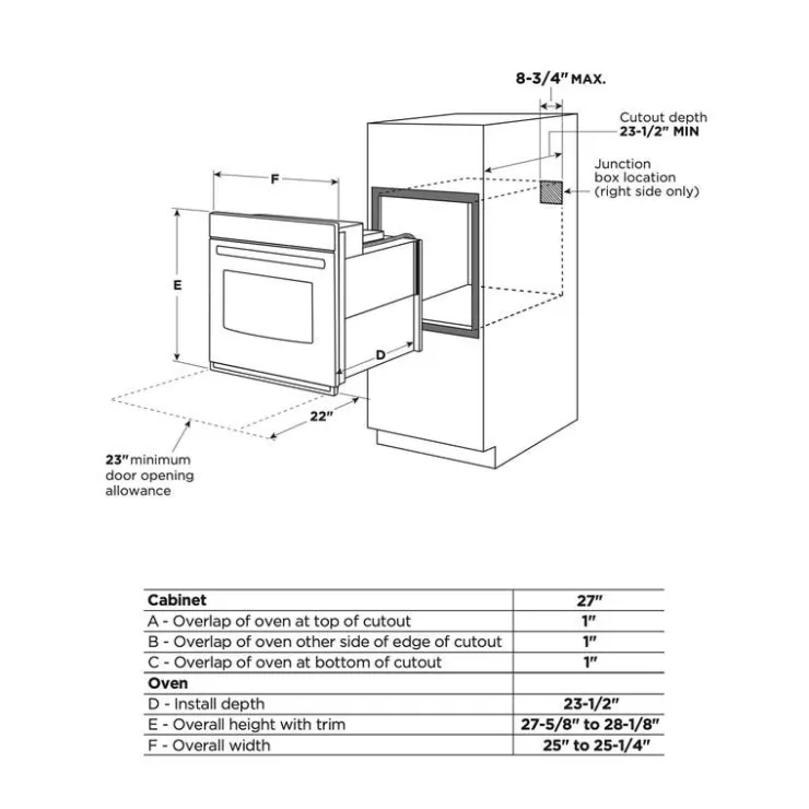 GE Appliances GE Built-In Wall Oven 30" Electric - JTS5000SVSS Stainless Steel Sale