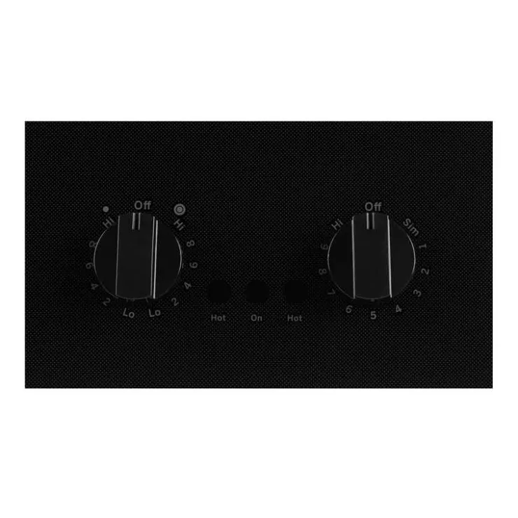 GE Appliances GE Cooktop Glass-Ceramic 21" Electric - JP3021DPBB Black