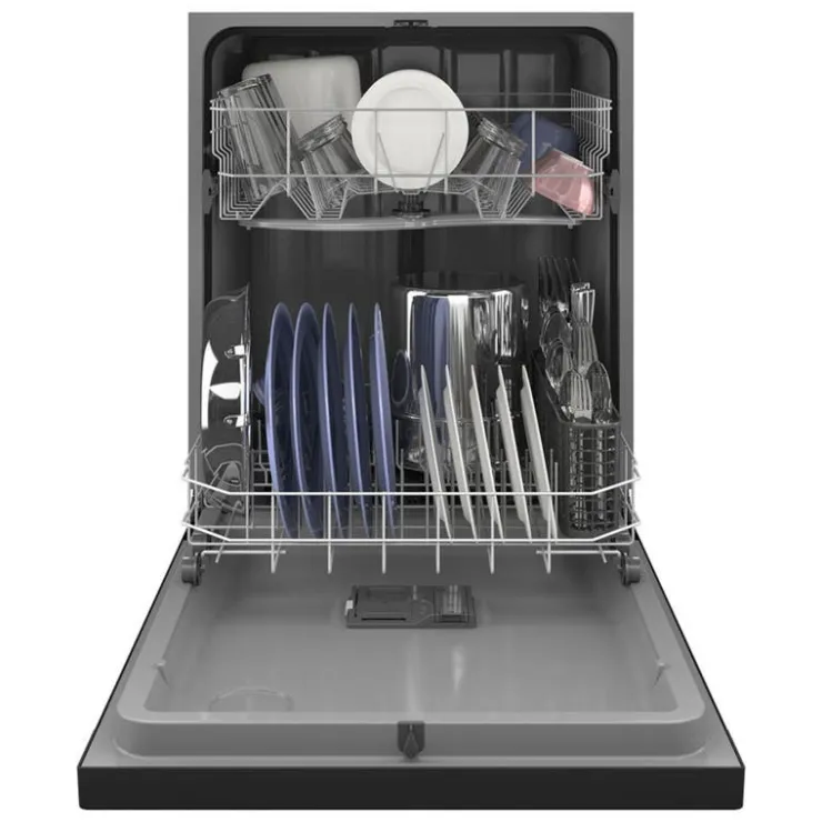 GE Appliances GE Dishwasher Built-In 24" 59dB - GDF511PGRBB Black New