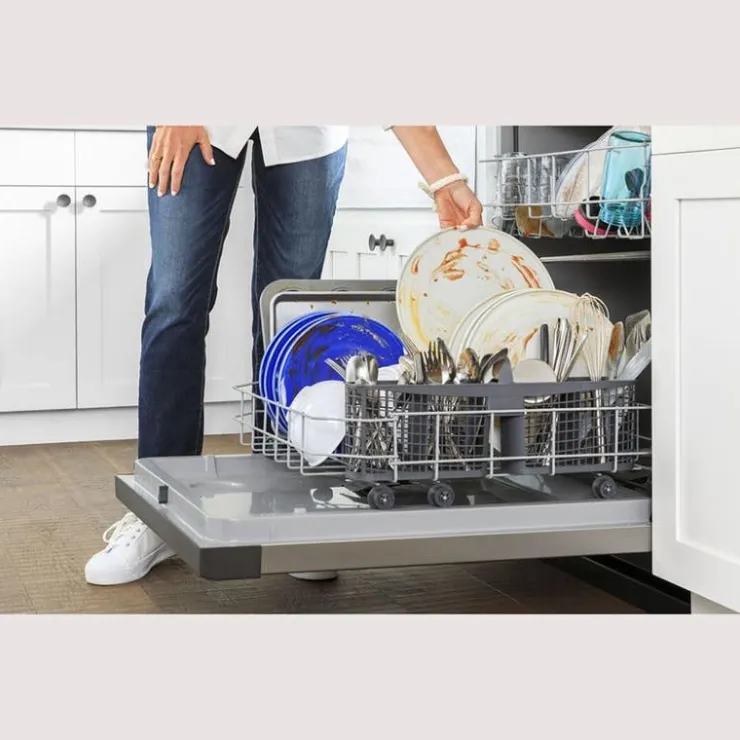 GE Appliances GE Dishwasher Built-In 24" 59dB - GDF510PSRSS Stainless Steel Clearance