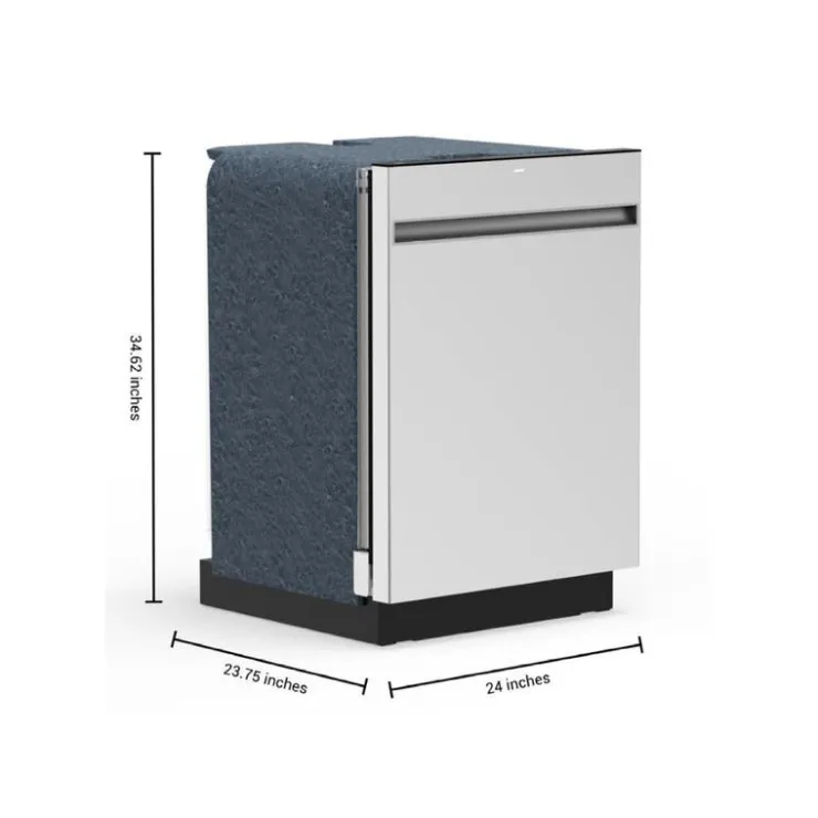 GE Appliances GE Dishwasher Built-In 24" 47dB - GBT600SSVFS Stainless Steel Hot
