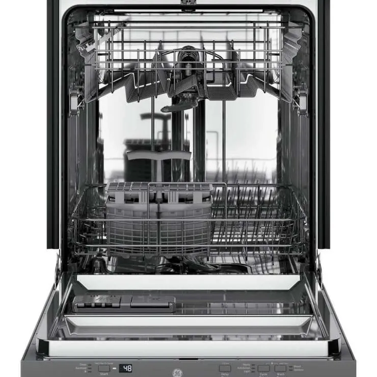 GE Appliances GE Dishwasher Built-In 24" 51dB - GDT225SSLSS Stainless Steel Best