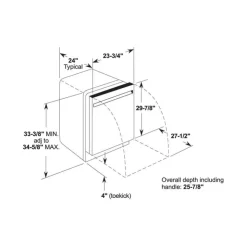 GE Appliances GE Dishwasher Built-In 24