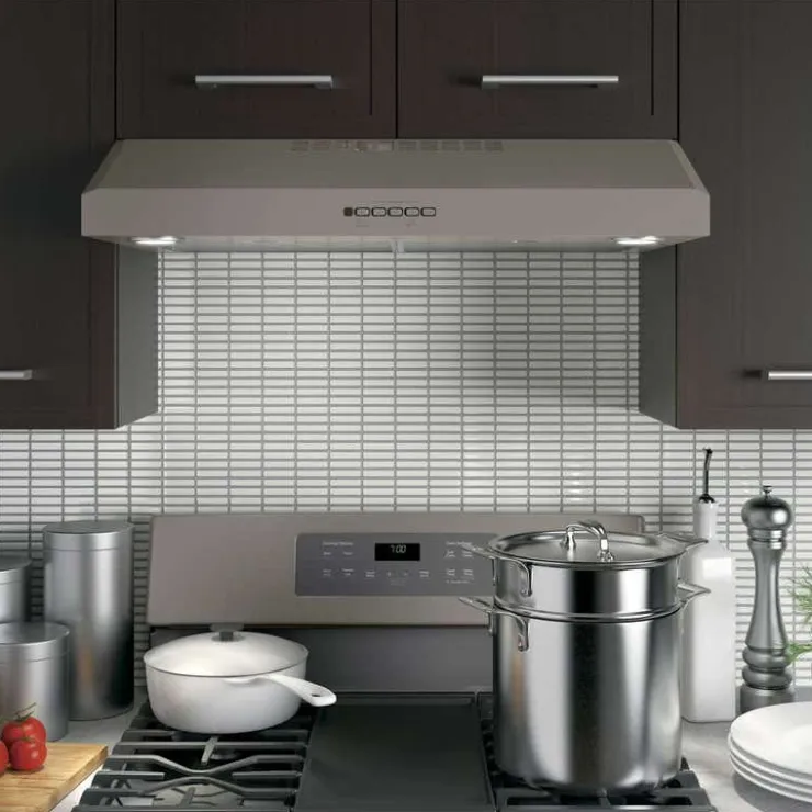 GE Appliances GE Hood Standard 30" , 310 CFM - JVX5300EJESC Slate Clearance