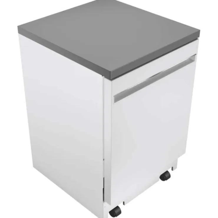 GE Appliances GE Portable Dishwasher Portable 24" 56dB - GPT225SGLWW White Sale