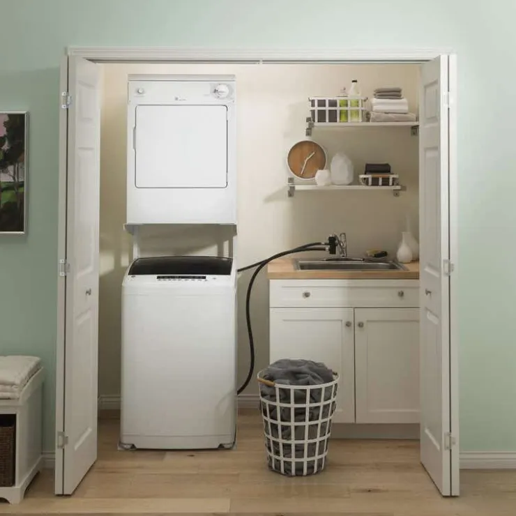 GE Appliances GE Portable Washer Top-Load 24'' 750 RPM - GNW128PSMWW White Outlet