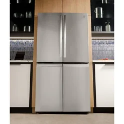GE Profile 28,7 Cu Ft 36 In Refrigerator Bottom Freezer, French door - PAD28BYTFS Stainless Steel