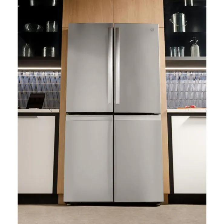 GE Profile 28,7 Cu Ft 36 In Refrigerator Bottom Freezer, French door - PAD28BYTFS Stainless Steel