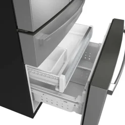 GE Profile 28,7 Cu Ft 36 In Refrigerator Bottom Freezer, French door - PGE29BYTFS Stainless Steel New