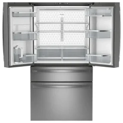 GE Profile 28,7 Cu Ft 36 In Refrigerator Bottom Freezer, French door - PGE29BYTFS Stainless Steel New