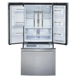 GE Profile 17,5 Cu Ft 33 In Refrigerator Bottom Freezer, French door - PYE18HYRCFS Stainless Steel Hot