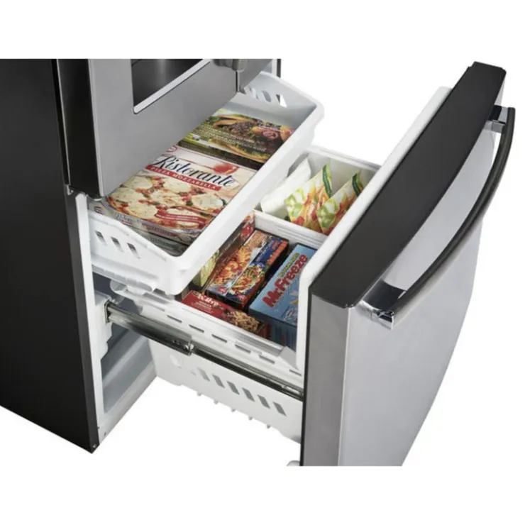 GE Profile 17,5 Cu Ft 33 In Refrigerator Bottom Freezer, French door - PYE18HYRCFS Stainless Steel Hot
