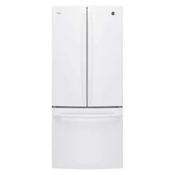 GE Profile 20.8 Cu Ft 30 In Refrigerator Bottom Freezer, French door - PNE21NGLKWW White Online
