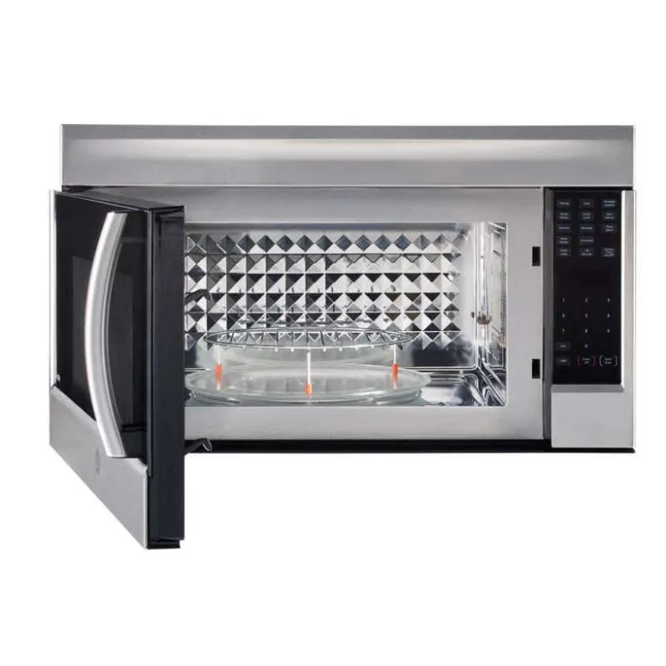 GE Profile 1.8 Cu Ft Microwave/Hood, , 400 - PVM1899SJC Stainless Steel
