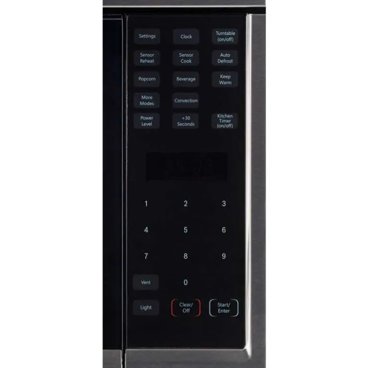GE Profile 1.8 Cu Ft Microwave/Hood, , 400 - PVM1899SJC Stainless Steel