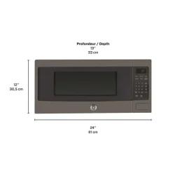 GE Profile 1.1 Cu Ft Microwave 24