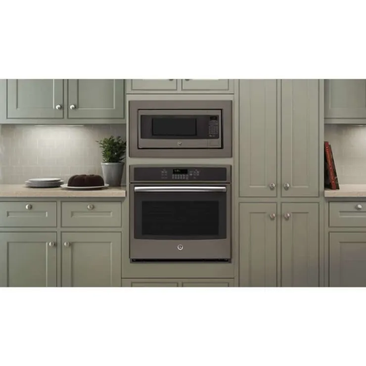 GE Profile 1.1 Cu Ft Microwave 24" PEM10SLFC Slate Sale