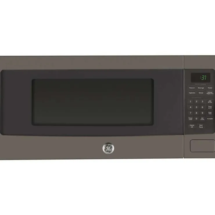 GE Profile 1.1 Cu Ft Microwave 24" PEM10SLFC Slate Sale