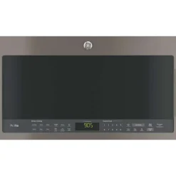 GE Profile 2.1 Cu Ft Microwave/Hood, , 400 - PVM2188SLJC Slate New