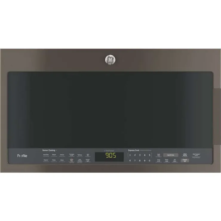 GE Profile 2.1 Cu Ft Microwave/Hood, , 400 - PVM2188SLJC Slate New