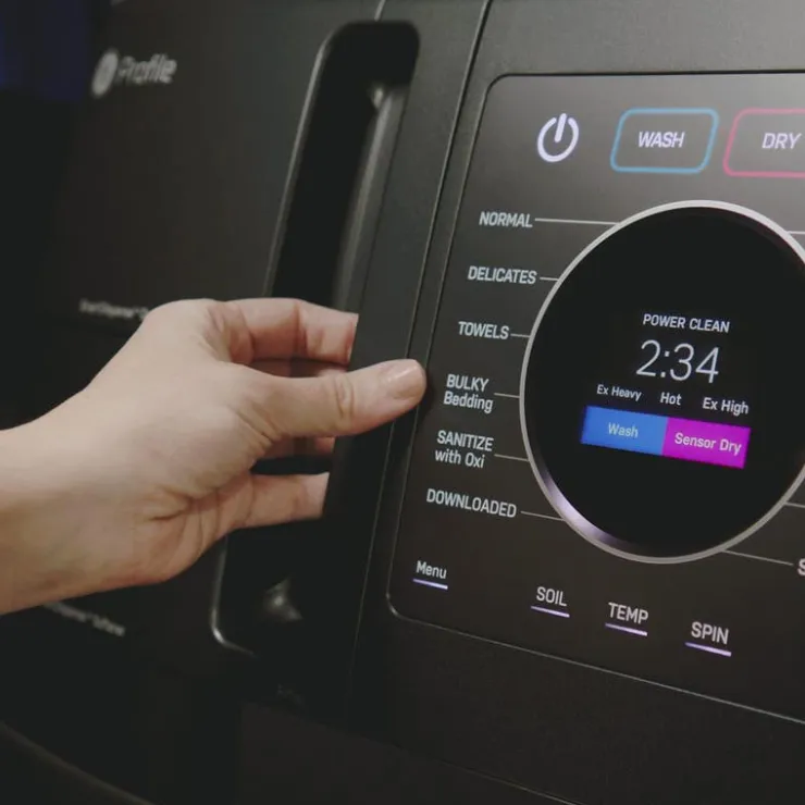 GE Profile 2 in 1 Dryer Washer, , 28", Front-Load - PFQ97HSPVDS Carbon Graphite Online