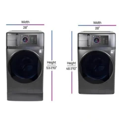 GE Profile 2 in 1 Dryer Washer, , 28", Front-Load - PFQ97HSPVDS Carbon Graphite Online