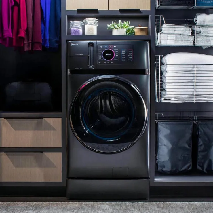 GE Profile 2 in 1 Dryer Washer, , 28", Front-Load - PFQ97HSPVDS Carbon Graphite Online