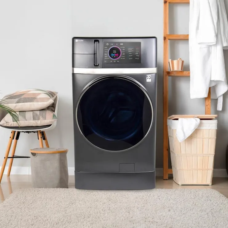 GE Profile 2 in 1 Dryer Washer, , 28", Front-Load - PFQ97HSPVDS Carbon Graphite Online