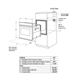 GE Profile 30 In Built-In Wall Oven 30