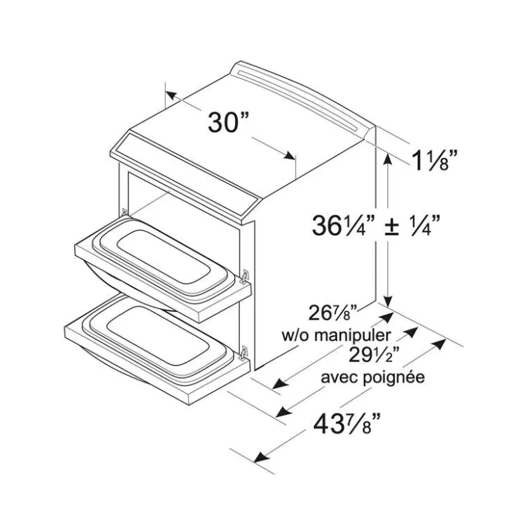 GE Profile 30 In Double Slide-In Range 30" Electric Glass-Ceramic - PCS980YMFS Stainless Steel Best
