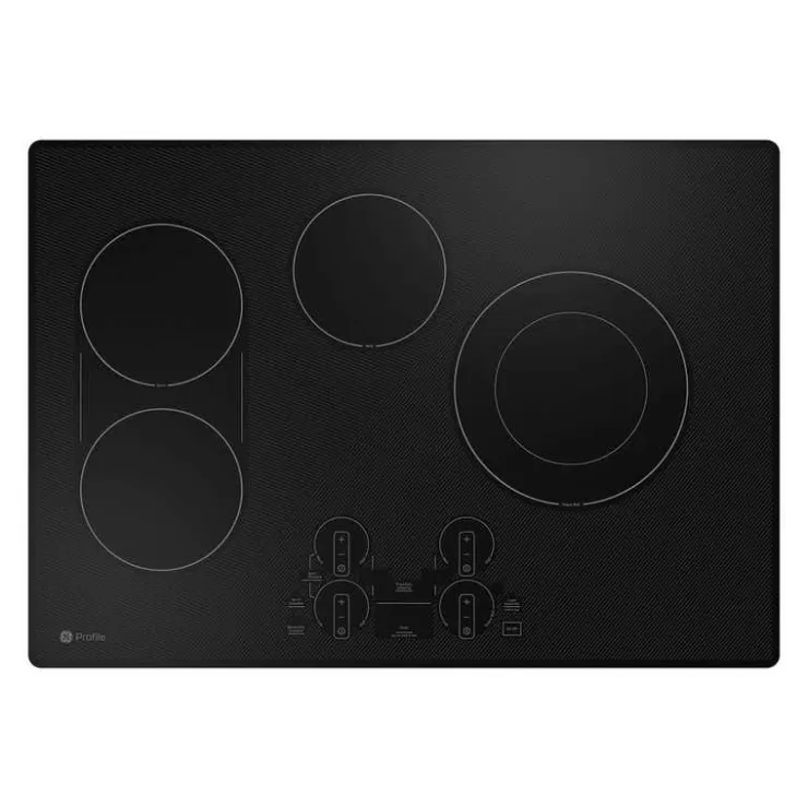 GE Profile Cooktop Glass-Ceramic 30" Electric - PEP7030DTBB Black New