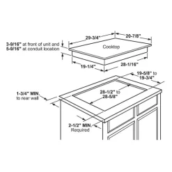 GE Profile Cooktop Glass-Ceramic 30