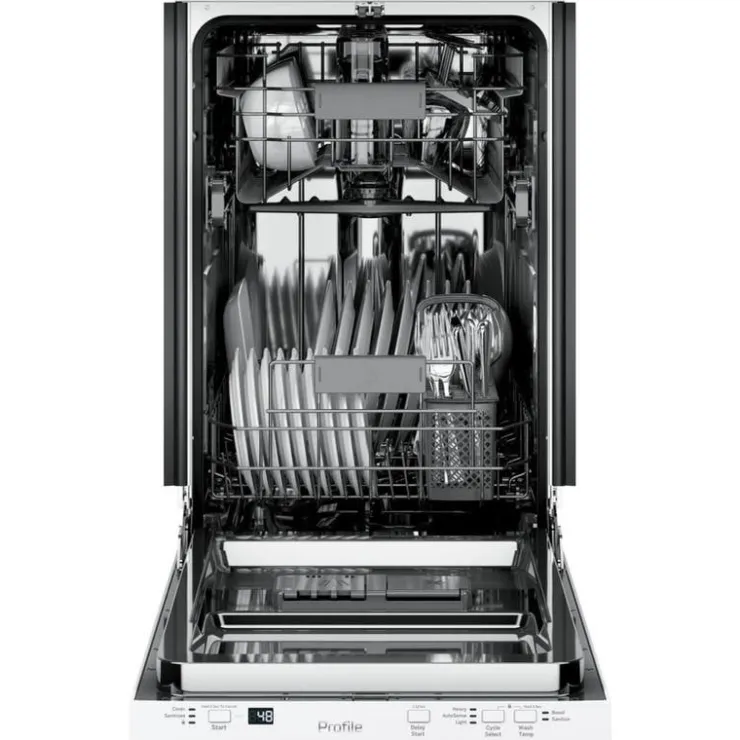 GE Profile Dishwasher Built-In 18" 47dB - PDT145SGLWW White Online