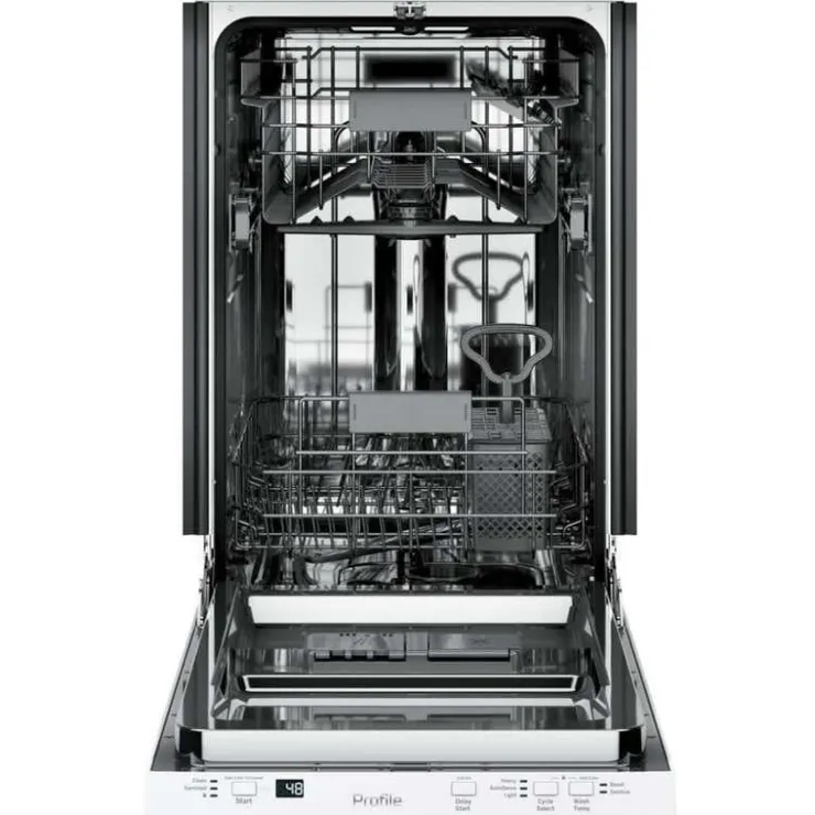 GE Profile Dishwasher Built-In 18" 47dB - PDT145SGLWW White Online