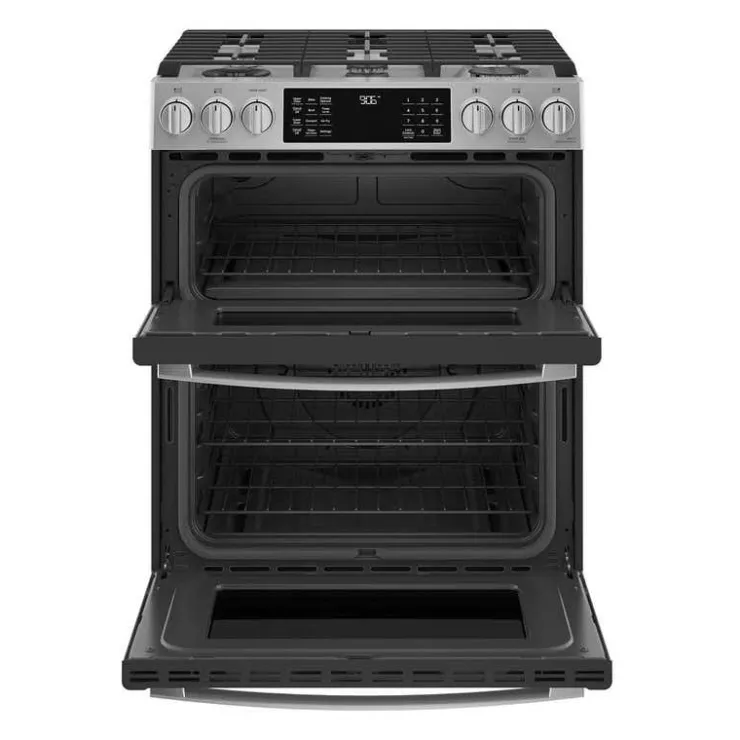 GE Profile Double Oven Range 30" Gaz Gas - PCGS960YPFS Stainless Steel Online