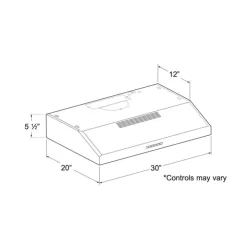 GE Profile Hood Standard 30