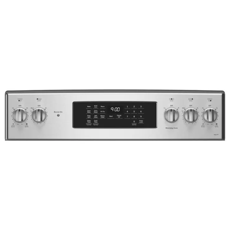 GE Profile Range 30" Electric Glass-Ceramic - PCB900YVFS Stainless Steel Sale