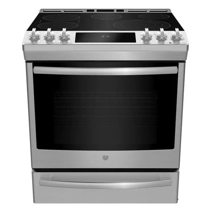 GE Profile Range 30" Electric Glass-Ceramic - PCS940YMFS Stainless Steel Online