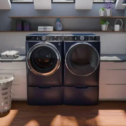 GE Profile Washer & Dryer Kit, , Front-Load - PFW-PFD87 Saphire Blue Outlet
