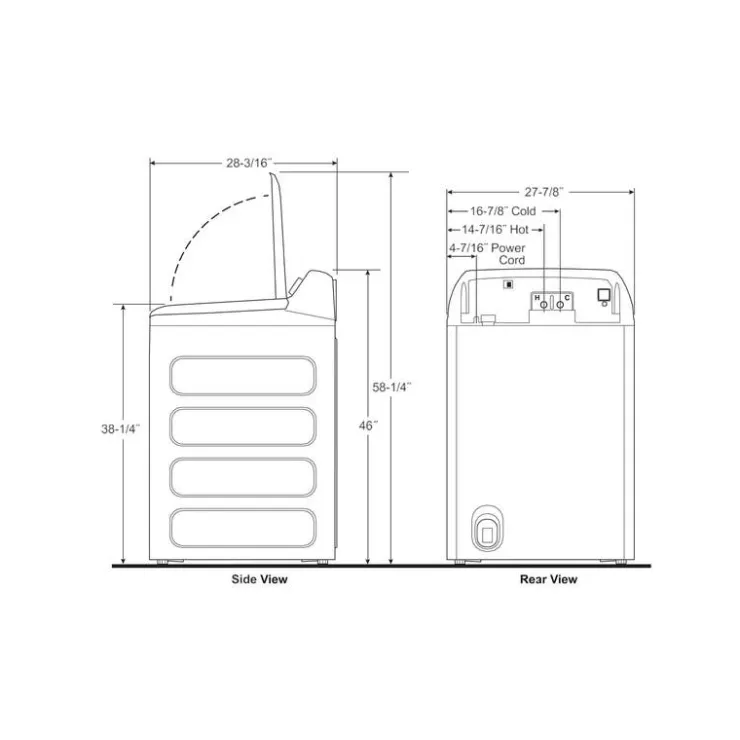 GE Profile Washer Top-Load 28" - PTW800BPWRS Sapphire Blue Sale